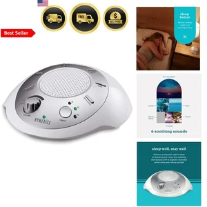 White Noise Sound Machine Portable Travel Baby Sleep Aid Relaxing Nature Sounds - Picture 1 of 9