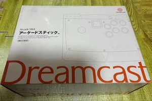 Sega Dreamcast Arcade Stick HKT-7300 DC Controller Boxed NOS Standard Design - Picture 1 of 12
