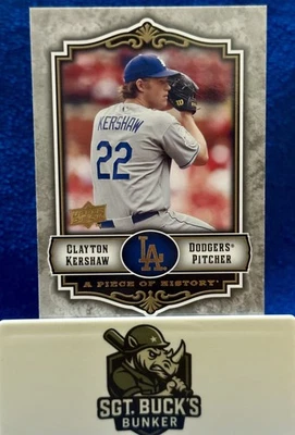 2009 Upper Deck A Piece of History - Clayton Kershaw #50 - Image 1 of 2