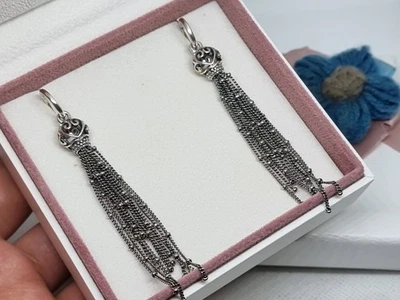NEW Genuine Pandora Spring 2018 Enchanted Tassel Dangle Earrings 💕 BOXED  - Image 1 of 4