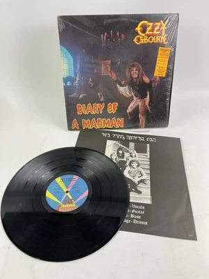 Ozzy Osbourne Diary Of A Madman 1981 LP  Pittman press Jet FZ 37492 Side Slit - Image 1 of 4