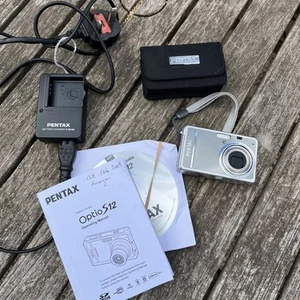 Pentax Optio S12 - 12MP CCD Sensor 3X Zoom - Tested & Fully Working - Excellent - Picture 1 of 9