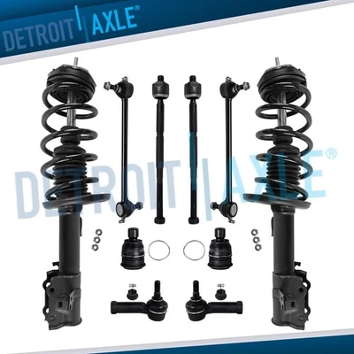 Kit de juntas esféricas extremidades de haste de amarração barras oscilantes apoios de suspensão dianteiros para 2014 - 2017 Ford Fiesta - Imagem 1 de 4