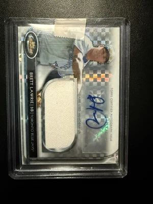 2012 Topps Finest - Autografiado Jumbo Reliquia Novatos Brett Lawrie X-Fractor/299  Foto 1 de 2