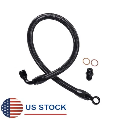 Braided Fuel Line For 1992-2000 Honda Civic 1994-01 Acura Integra B16A B18C D16 - Image 1 of 4