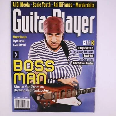 Guitar Player Magazine Boss Man Steven Van Zandt November 2002 - Image 1 of 2