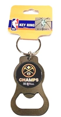 Denver Nuggets 2023 NBA Champions Bottle Opener Keychain Basketball Souvenir New - Image 1 of 2