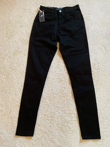 Ladies Kangol Black Skinny Stretch Leg Jeans - Size. 8 L31 BNWT - Picture 1 of 4