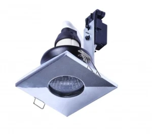 SPA Cali IP65 Fixed Downlight Fixed Square Spotlight SPA-30844-CHR Chrome - Picture 1 of 4