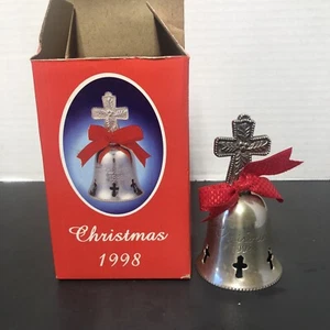 Vintage Weihnachtsglocke 1998 Weihnachtsdeko im Karton XM1 - Bild 1 von 8