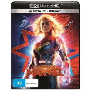 CAPTAIN MARVEL 4K ULTRA HD / BLU-RAY, NEW & SEALED, 2019 RELEASE, FREE POST - Bild 1 von 1