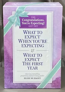 What to Expect: the Congratulations, You're Expecting! 2 Book Gift Set NEW - Imagen 1 de 5