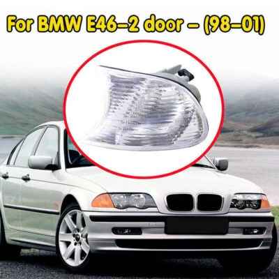 Clear For 1999-2001 BMW 3 Series E46 Coupe 2D Corner Parking Signal Light Left - Image 1 of 4