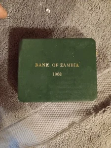1968 Bank Of Zambia Coin Coins Set Rare Collectable Antique Vintage - Picture 1 of 10