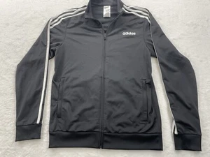 Adidas Men's Essential 3Stripe Tricot Track Jacket Legend Ink/White Sz Medium - Picture 1 of 12