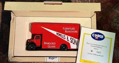 CORGI CLASSIC 1:50 BEDFORD PANTECHNICON - HOWELL'S & SON BARGOED - 97195 - BOXED - Image 1 of 2