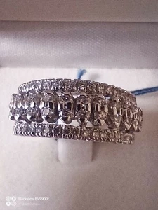 Anello donna oro bianco con diamanti - Foto 1 di 4