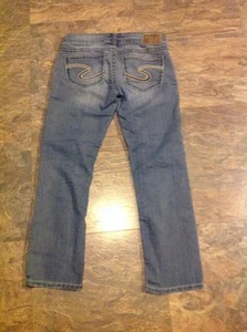SILVER Jeans SANTORINI womens 27 x 27 CAPRI LENGTH - Picture 1 of 7
