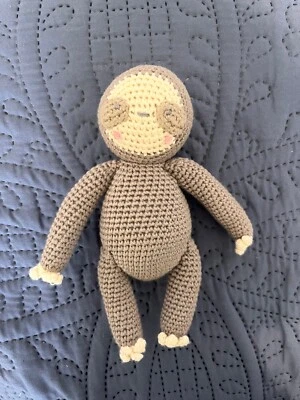 Sloth Crochet - Sloth Rattle Toy!! Baby Shower & First Birthday Gift - Image 1 of 2