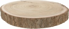Natural Wood Log Slice 25cm - 30cm Large Tree Slice Centerpiece Kiln Dried