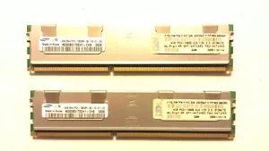 43X5047 IBM 8GB KIT (2 4GB dimms) 2RX4 PC3-10600R MEMORY (44T1493) - Picture 1 of 1