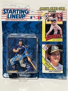 JOSE CANSECO 1993 Signed Autographed Auto Texas Rangers Starting Lineup SLU PSA - Picture 1 of 3