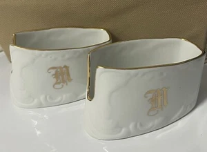 Vintage Gerold Porzellan Bavaria W Germany Porzellan Haarbürstenhalter Löffelablage - Bild 1 von 7