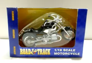 Road & Track Die-Cast 1:18 Black BMW R1200C Motorcycle - Picture 1 of 3