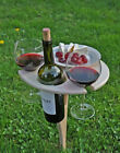Outdoor Wine Table Portable Picnic Table Wine Glass Table Rack L9Z4