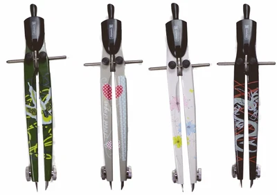 BAIER & SCHNEIDER GMBH & CO. Brunnen® Schnellverstellzirkel Zirkel Schulzirkel für Kreise bis Ø 380mm 1049653