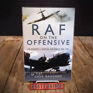 RAF on the Offensive, Greg Baughen, WW2 Veteran Signed, Hardcover 2018 - Foto 1 di 6