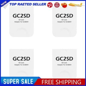 Memory Card Adapter Plug and Play for GameCube Game Consoles (White) - Zdjęcie 1 z 3