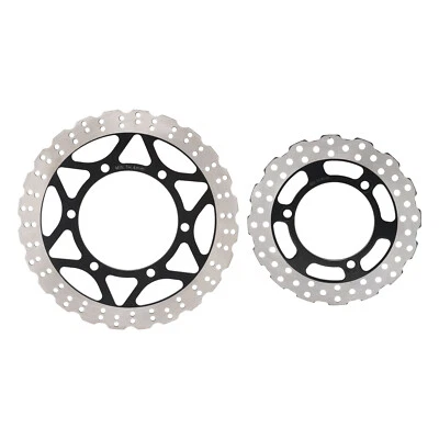 Front Rear Brake Disc Set For Kawasaki Ninja 250 R EX250 2008 - 2012 Foto 1 de 4