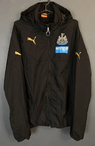 MEN'S FC NEWCASTLE UNITED 2016/2017 TRACK JACKET SOCCER FOOTBALL SIZE L LARGE Cover