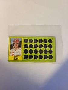 1981 Topps Baseball Scratch-Off Separated Pete Rose #62 - Picture 1 of 2