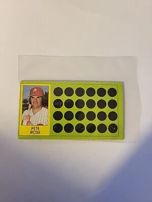 1981 Topps Baseball Scratch-Off Separated Pete Rose #62 - Image 1 of 2