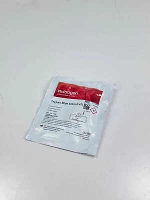 NUEVO 2pk Invitrogen Thermo T10282 Trypan Blue Stain 0.4% Contador de Celdas Countess Foto 1 de 4