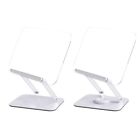 Multi-function Desktop Reading Rack Metal and Acrylic Laptop Holder Stand 360°