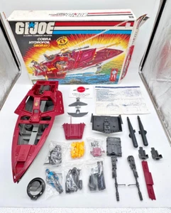 1985 Moray Hydrofoil & Lampreys Complete w/ Box GI Joe Vehicle - Imagen 1 de 6