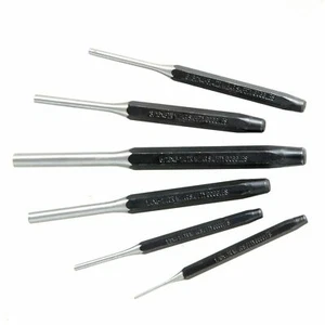 Hyper Tough 6 Pieces Hardened Carbon Steel Pin Punch Set Size 1/16 Thru 5/16" - Picture 1 of 5