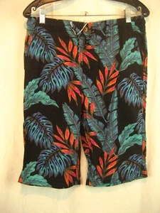 Boys Arizona Jean Co. Aloha Floral Unlined Swim Board Shorts sz XL(18-20)x 11 - Picture 1 of 5