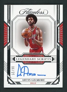 2022-23 ARTIS GILMORE 06/25 AUTO PANINI FLAWLESS LEGENDARY SCRIPTS AUTOGRAPHS - Picture 1 of 2