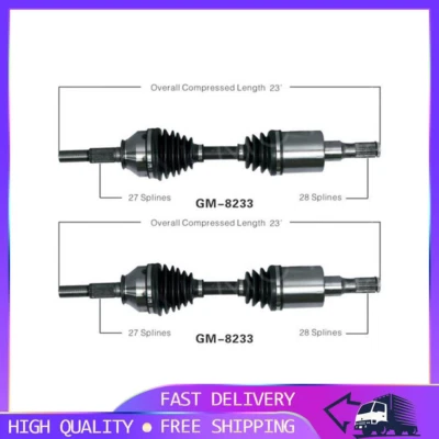 Juego de 2 ejes delanteros TrakMotive CV para Chevy Colorado GMC Canyon I-350 370 Foto 1 de 3