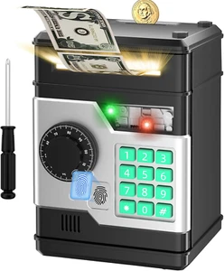 Piggy Bank, Automatic Electronic Piggy Bank for Kids Boys Girls with Password... - Picture 1 of 1