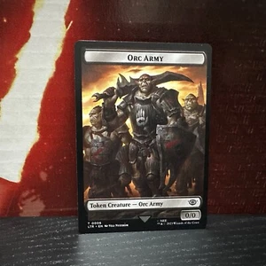 Magic the Gathering - Lord of the Rings - Orc Army Token Card #0006 Unplayed - Picture 1 of 1