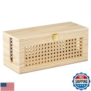 Cable Management Box, Cable Organizer Box Safe for Kids and Pets, 2 Open Slot - Afbeelding 1 van 5