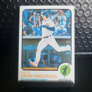 2022 Topps Heritage Minors Pete Crow-Armstrong #158 PRC Chicago Cubs - Picture 1 of 3