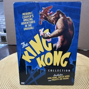 The King Kong Collection DVD Box Set Includes King Kong Son Of Kong & Mighty Jo - Foto 1 di 12