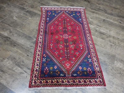 Alfombra geométrica turca vintage, alfombra de pueblo de Anatolia vintage de granja 2,7 x 4,6 Foto 1 de 4