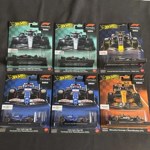 Hot Wheels Premium Formula 1 2025 Mix 3 Vehicle Set Of 6 All New Factory Sealed - Picture 1 of 7